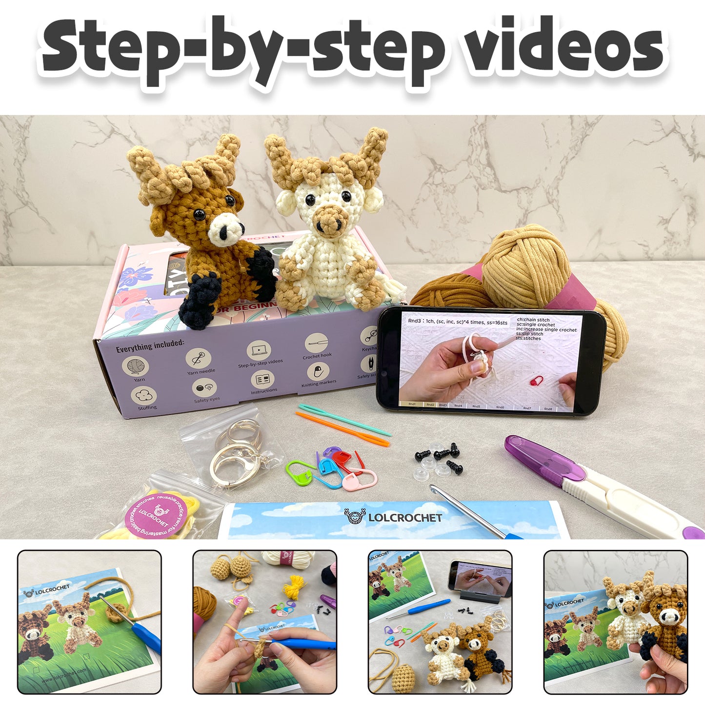 Potted Tulip - Crochet Kit