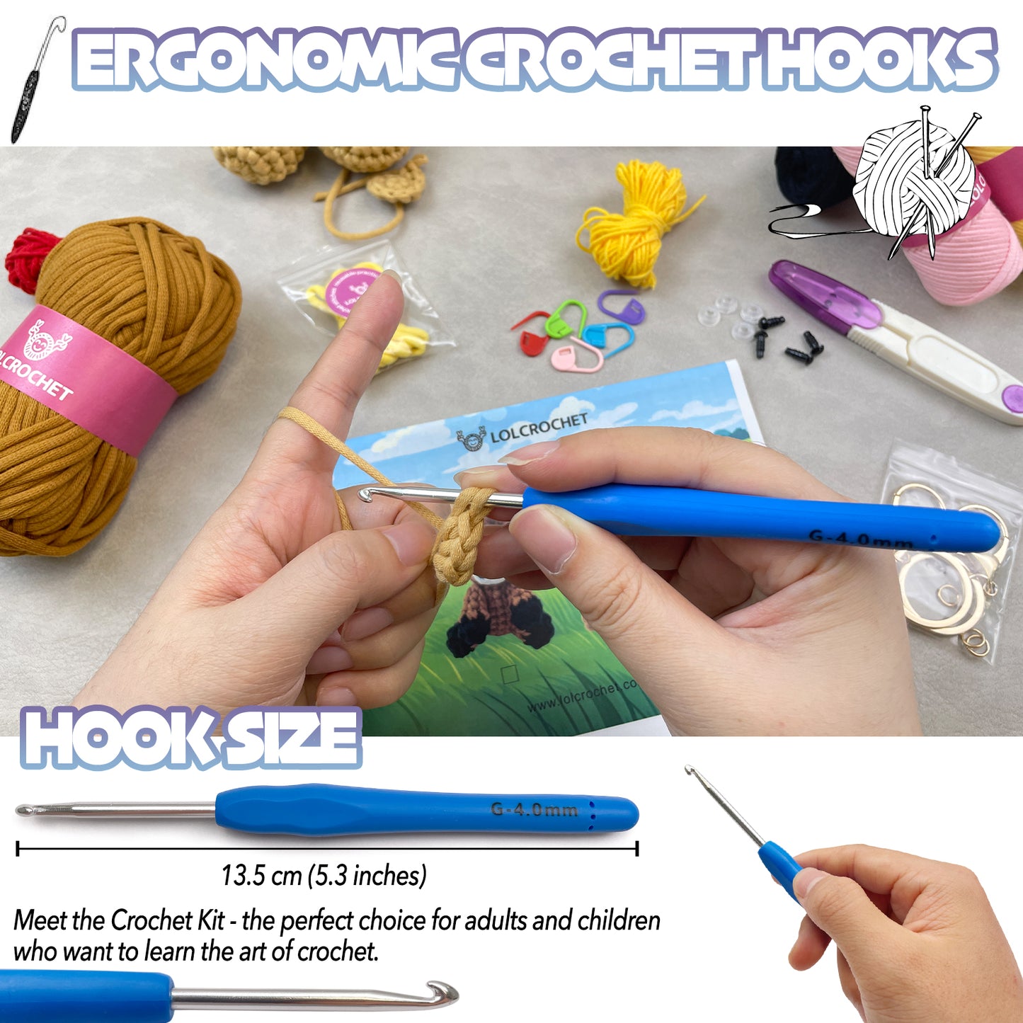 Christmas Ornaments - Crochet Kit