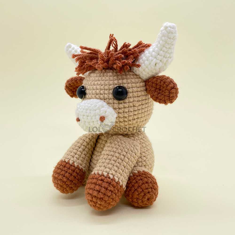 Cute Highland Cow - Crochet Kit