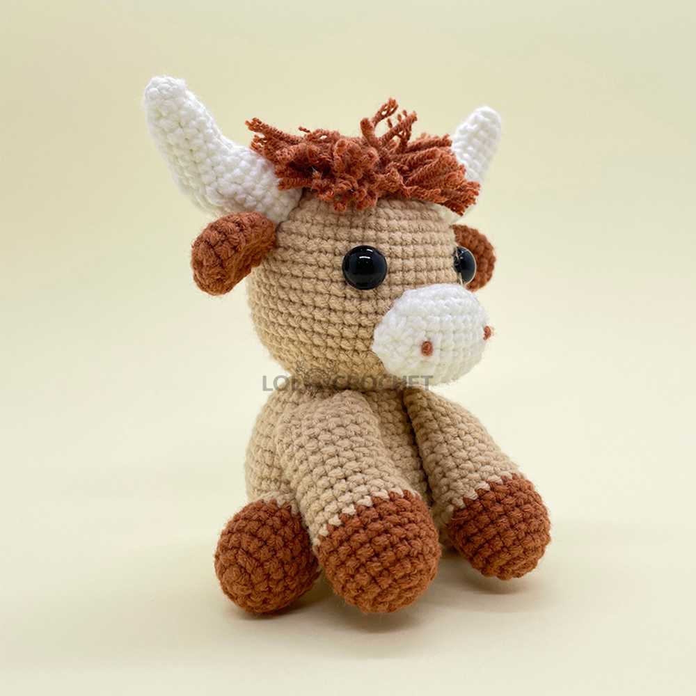 Cute Highland Cow - Crochet Kit