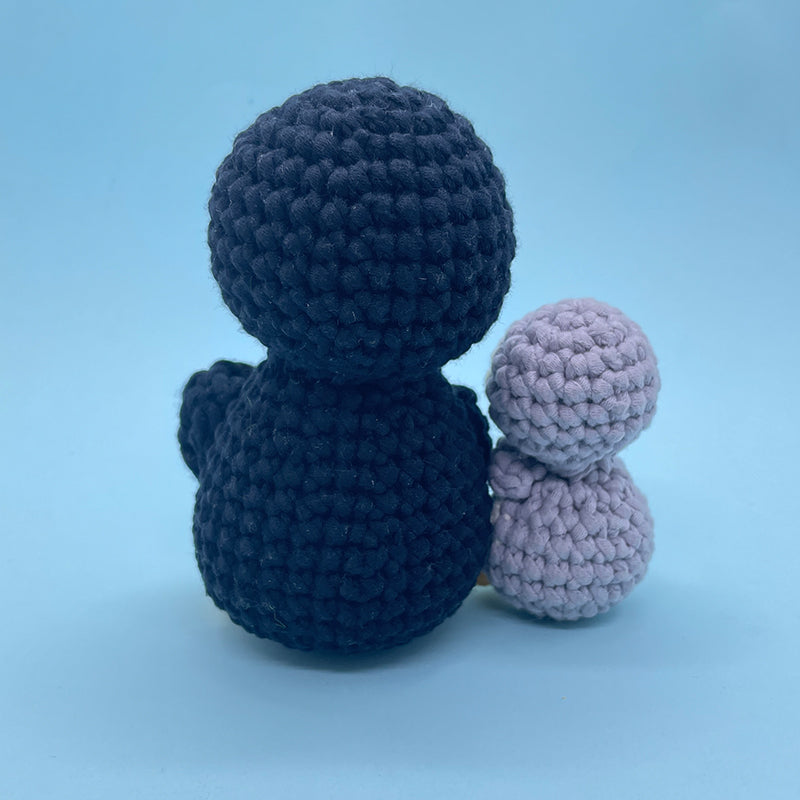 Penguin Mom and Chick - Crochet Kit