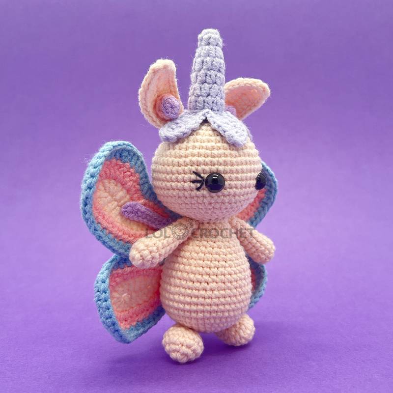 Unicorn Butterfly - Crochet Kit