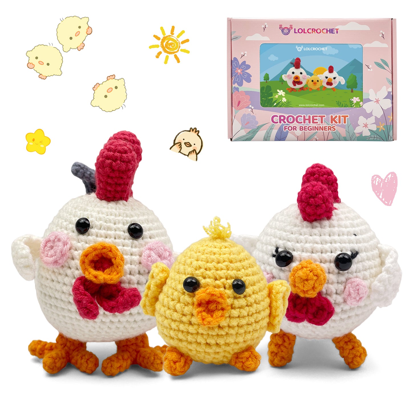 Roaming Rooster - Crochet Kit