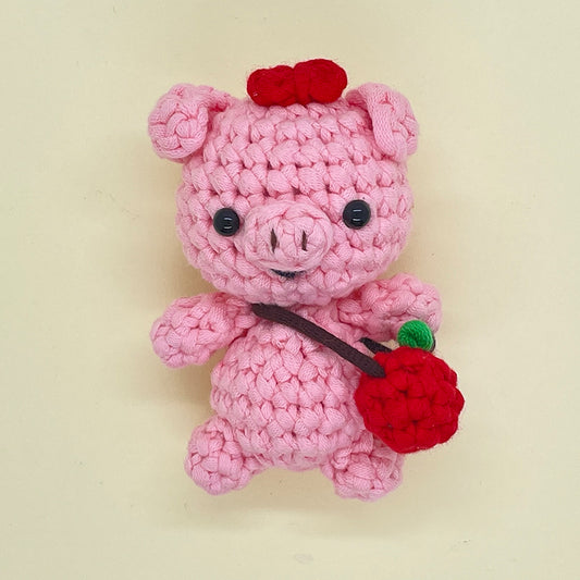 Pink Pig - Crochet Kit