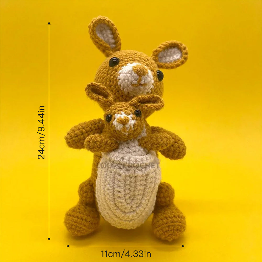 Kangaroo Mom & Baby - Crochet Kit