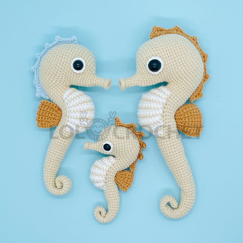 Seahorse Family - Crochet Kit