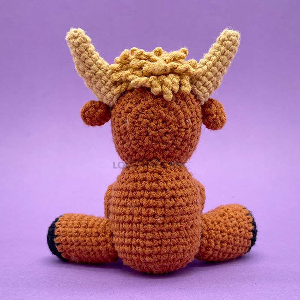 LOLCROCHET Baby Highland Cow - Crochet Kit