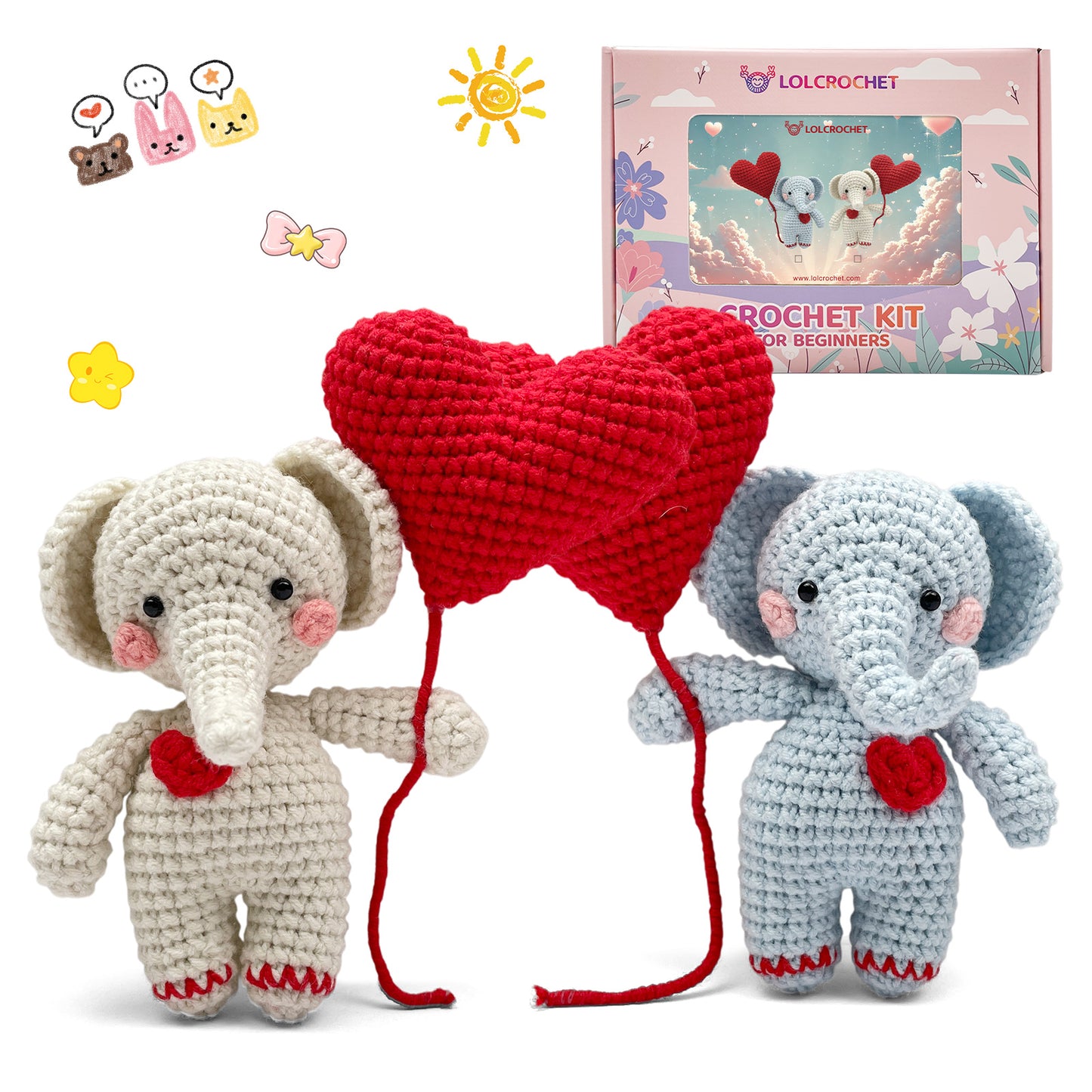 Love Elephant - Crochet Kit