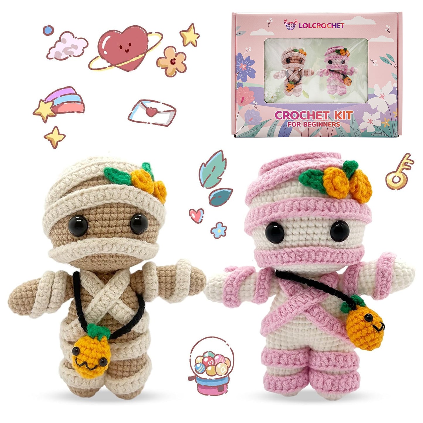 Halloween Mummy  - Crochet Kit