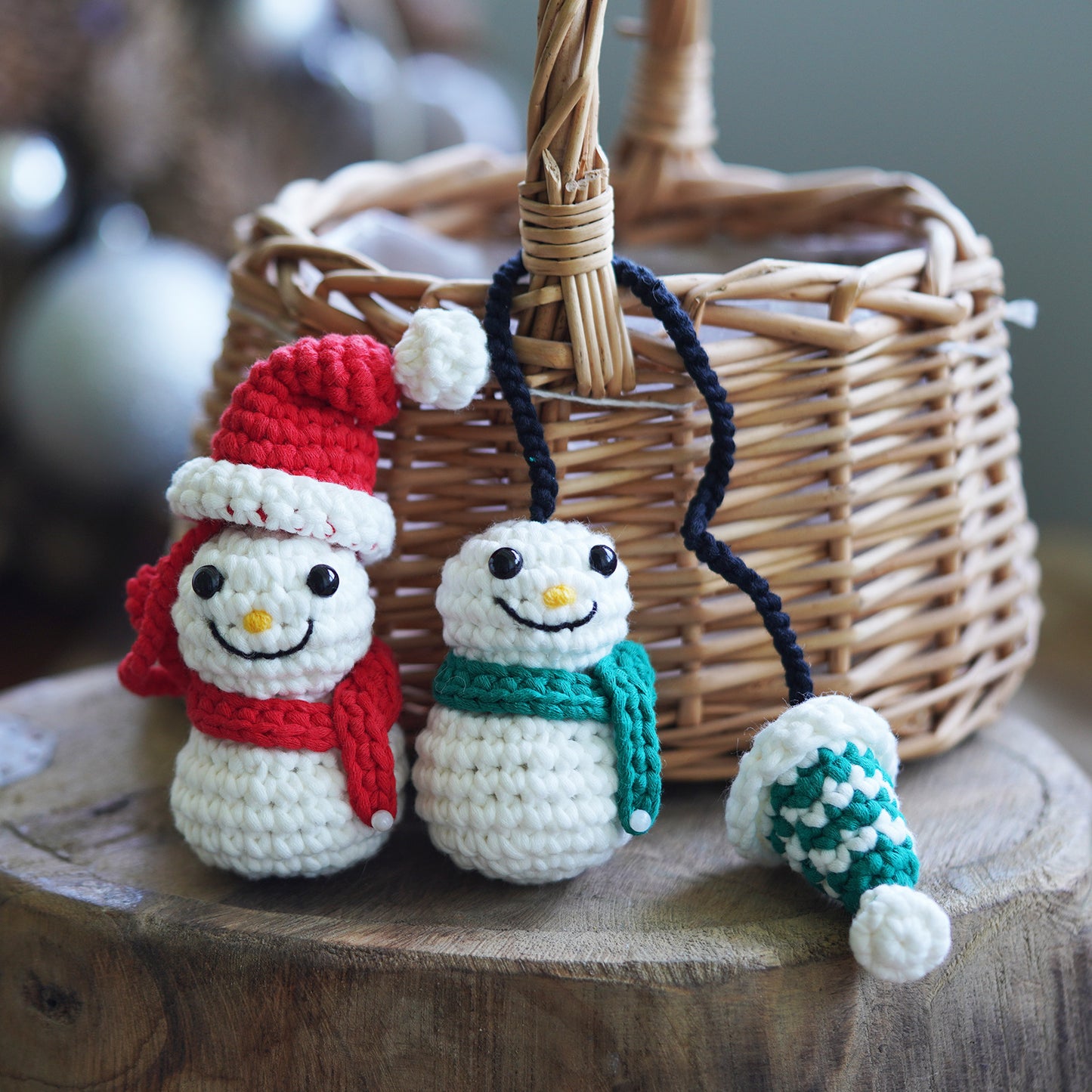 Snowman Bookmark - Crochet Kit