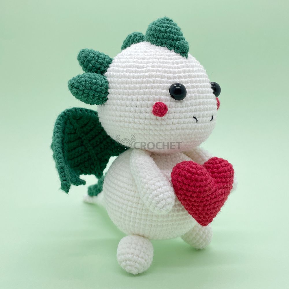 Red Love Dragon - Crochet Kit