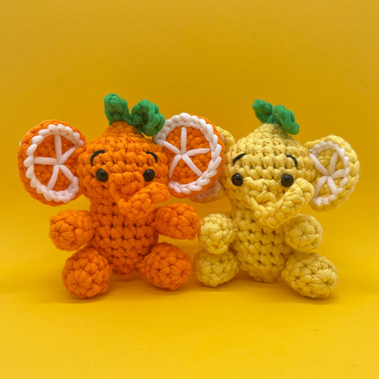 Elephant Couple- Crochet Kit