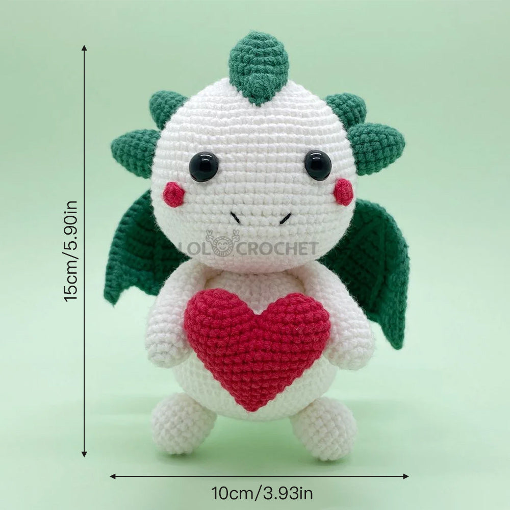 Red Love Dragon - Crochet Kit