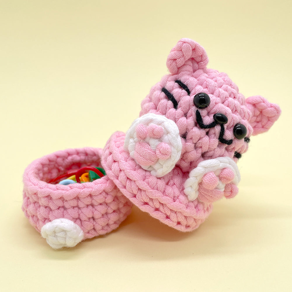 Cat Small Organizer - Crochet Kit