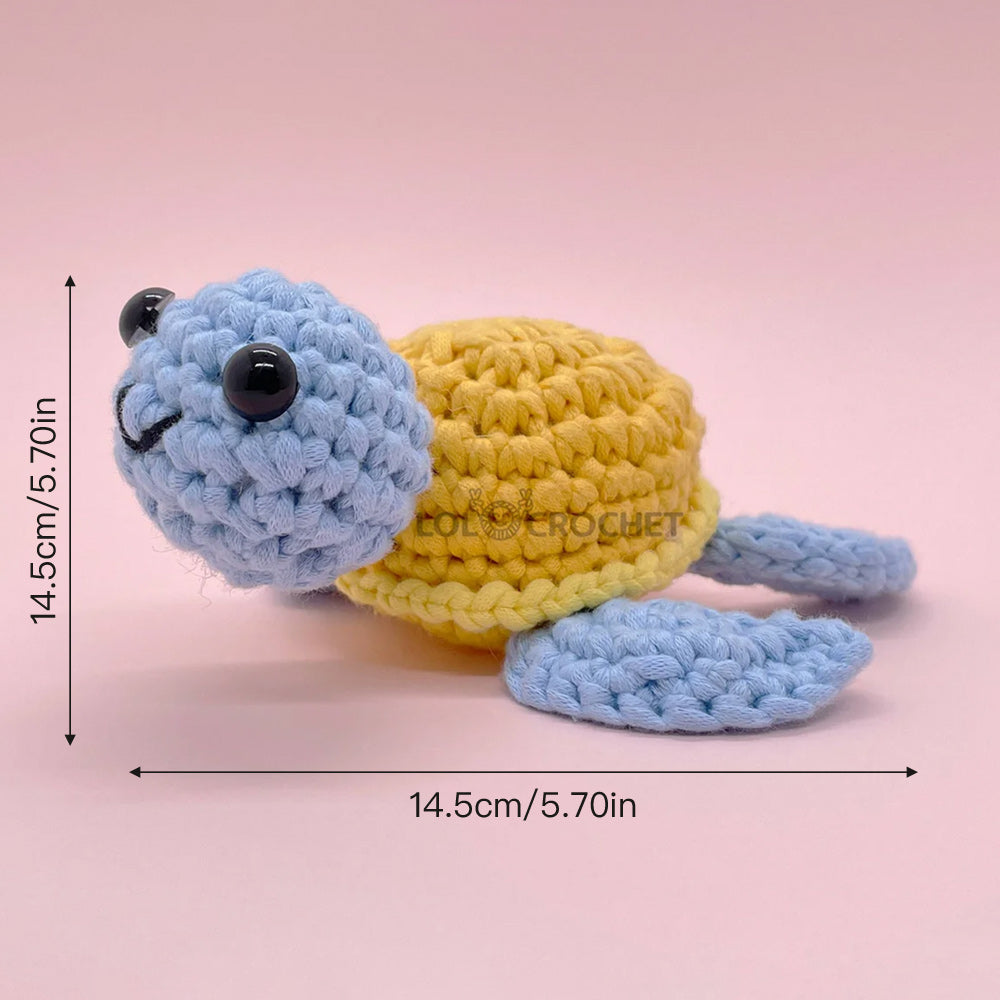 Colorful Sea Turtles - Crochet Kit