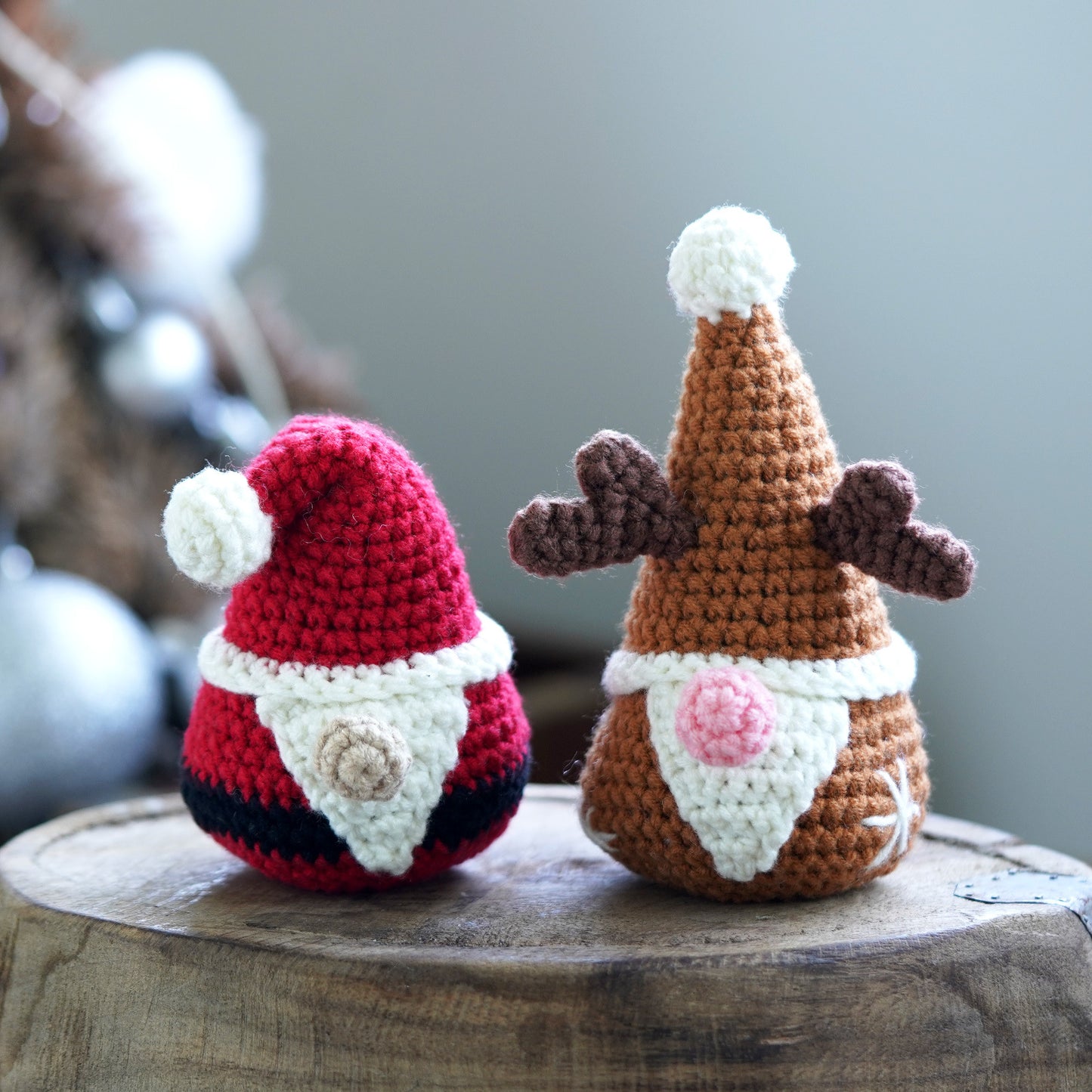Christmas Gnome And Elk - Crochet Kit