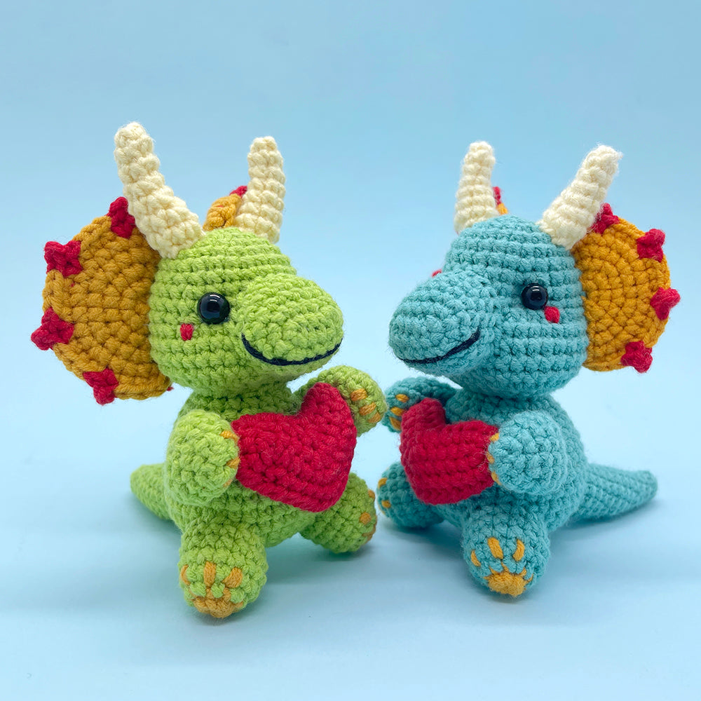 Love Triceratops - Crochet Kit