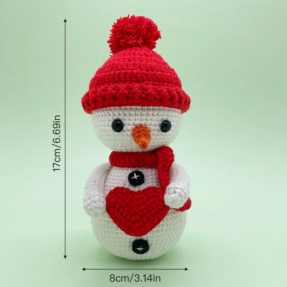 Couple Snowmen - Crochet Kit
