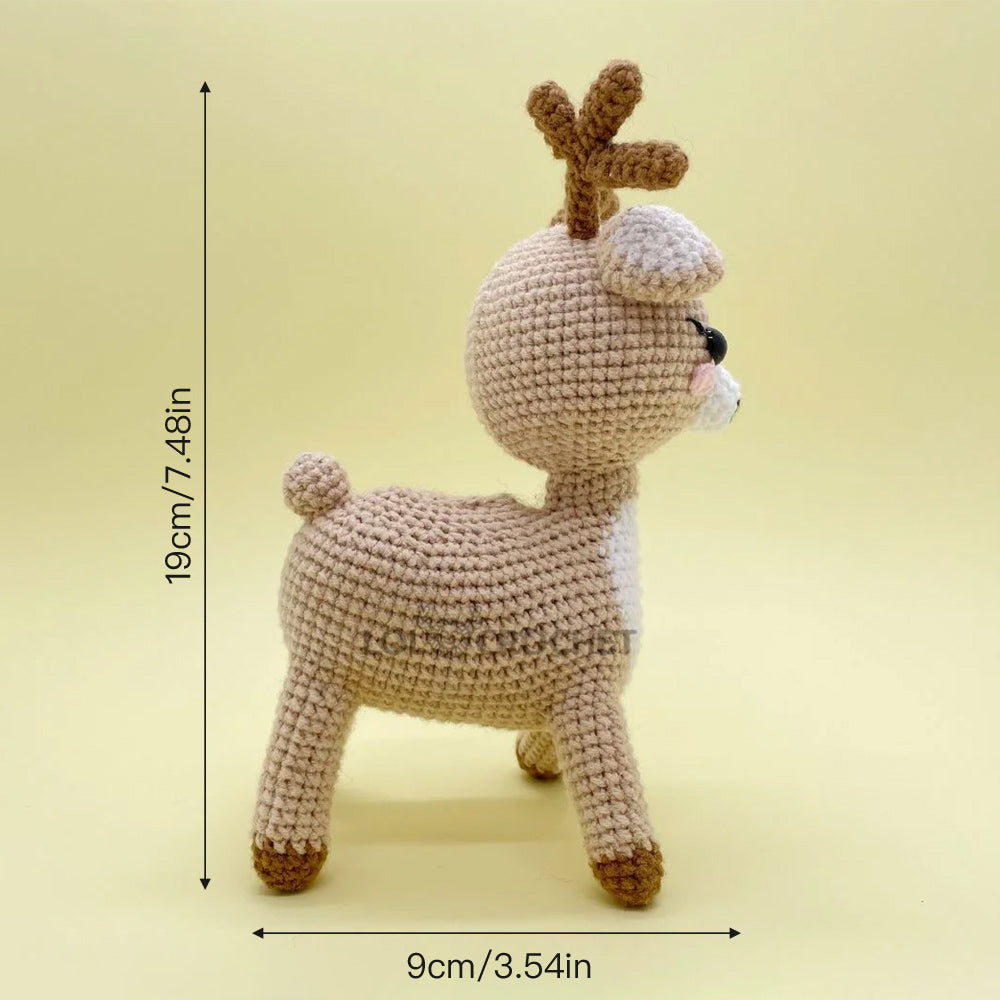 Two Deers - Crochet Kit