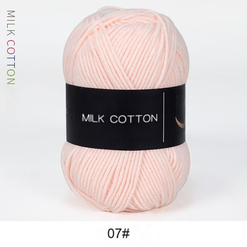 4 Strand Milk Cotton Yarn For Beginner