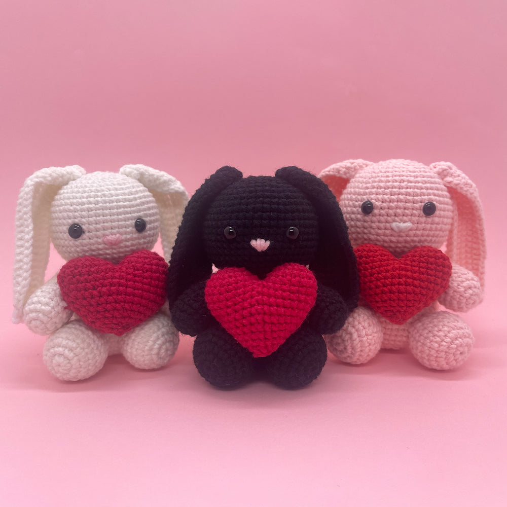 Bunny with a Heart - Crochet Kit