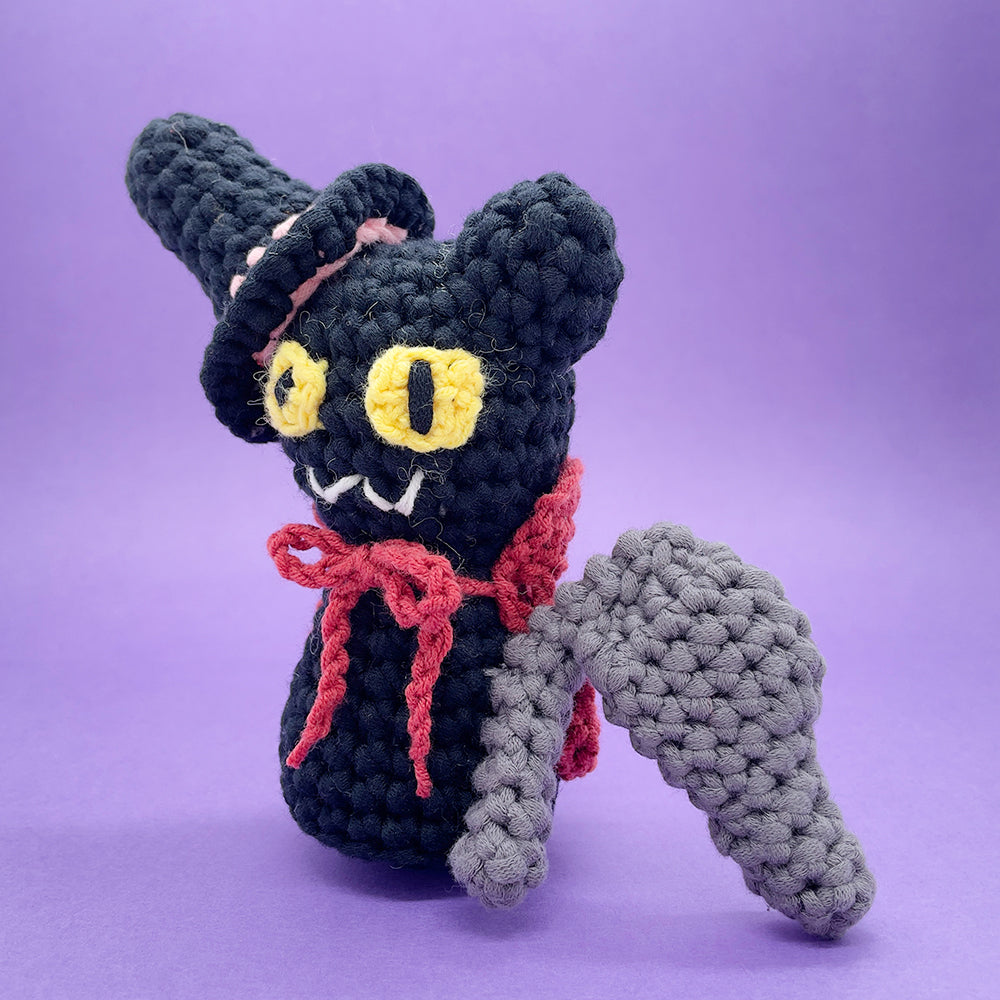 Halloween Black Cat - Crochet Kit