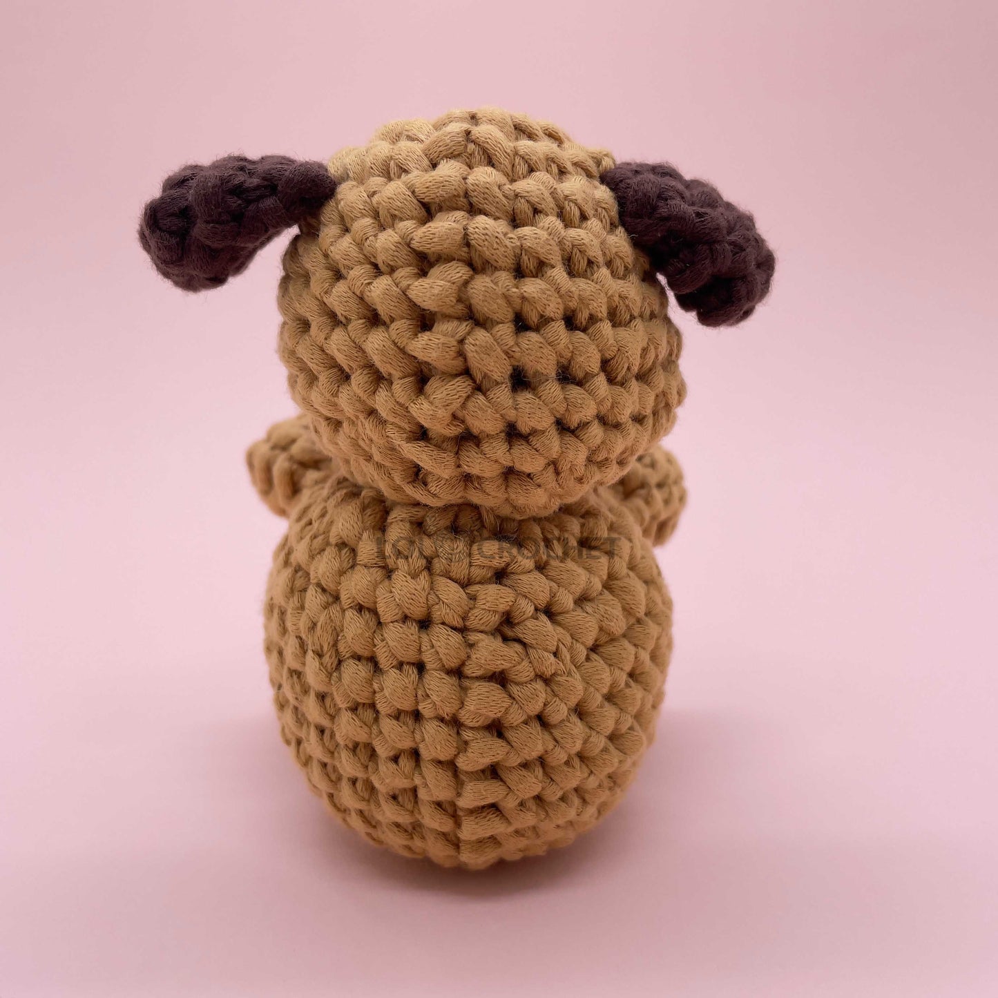 Brown Pug - Crochet Kit