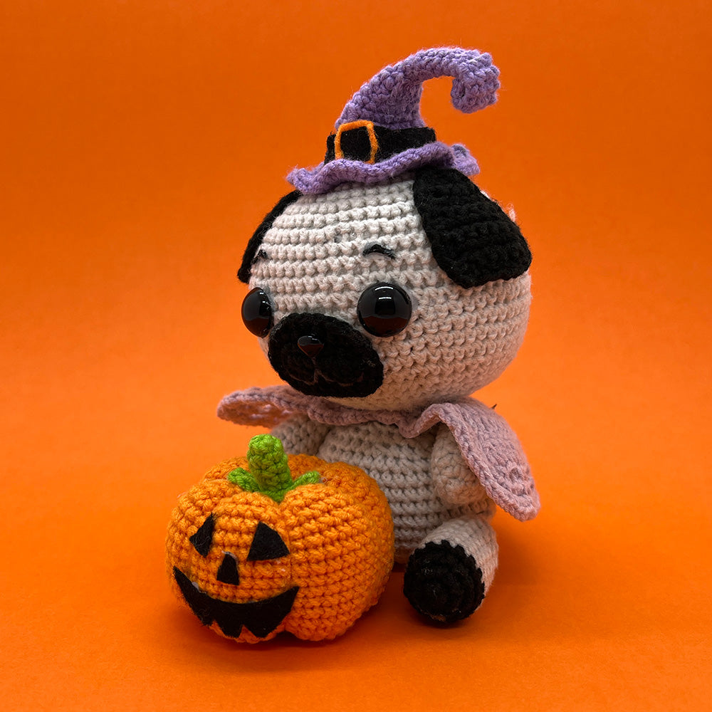 Halloween Pug - Crochet Kit