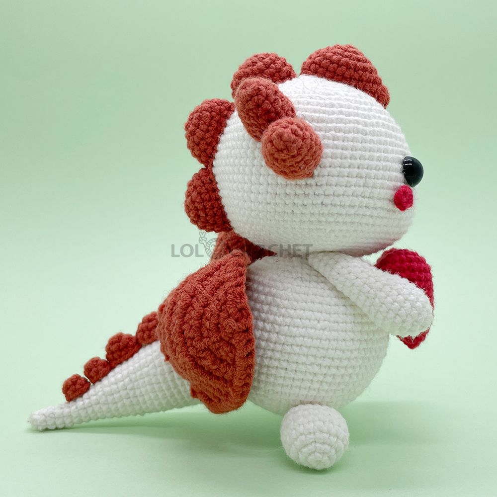 Red Love Dragon - Crochet Kit