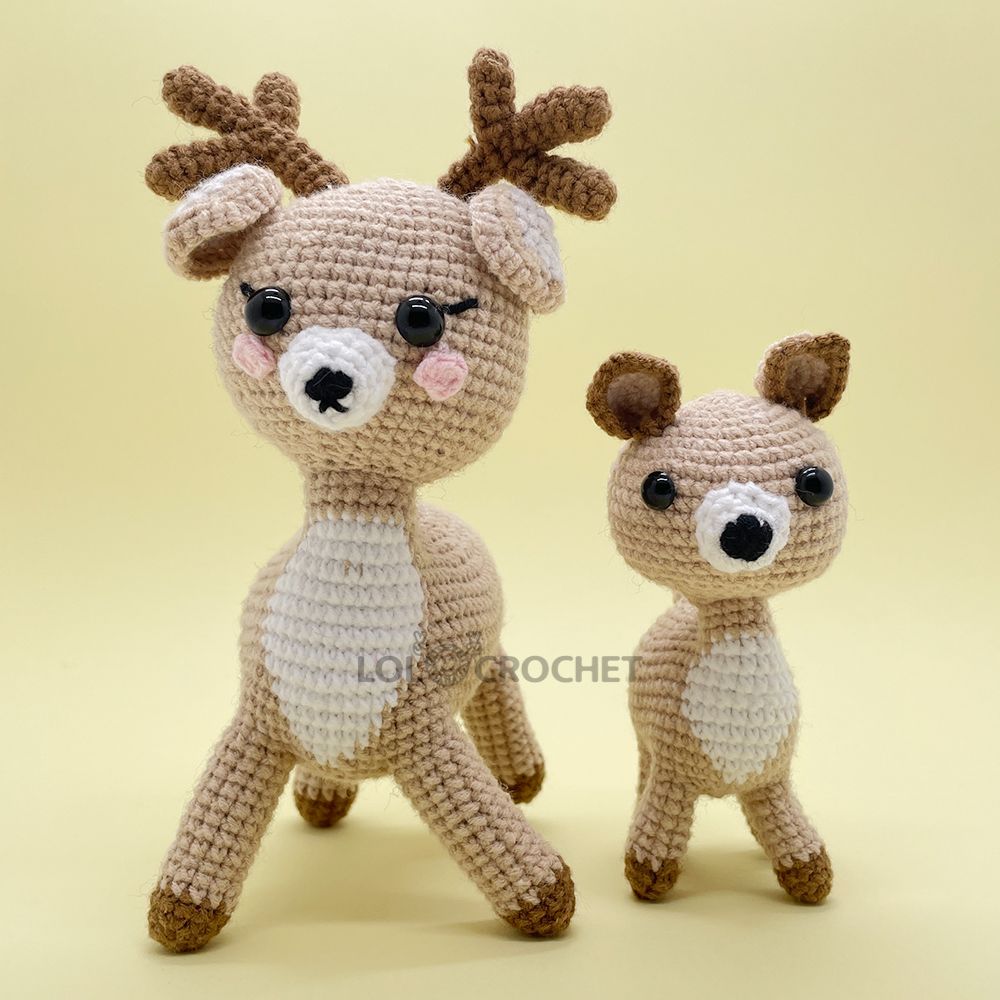 Two Deers - Crochet Kit