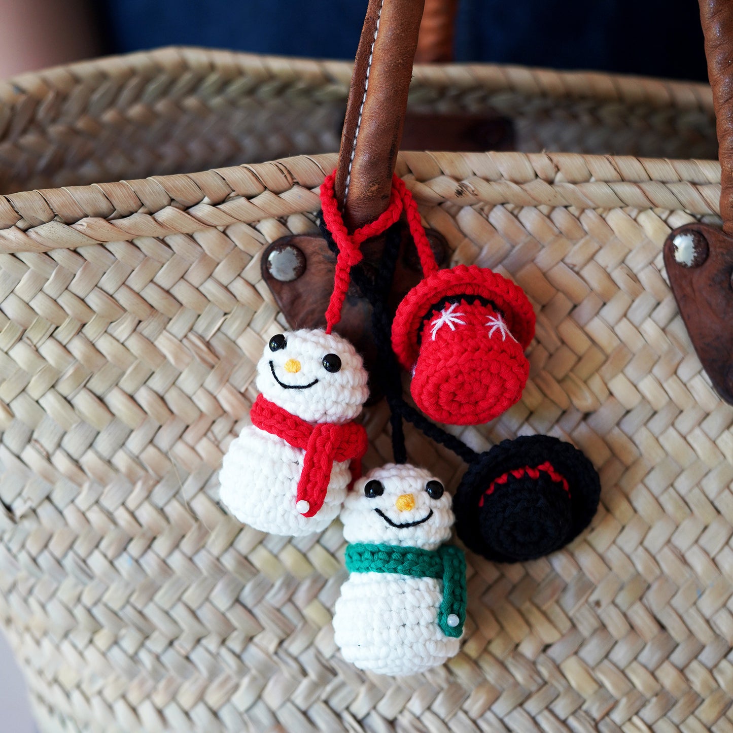 Snowman Bookmark - Crochet Kit
