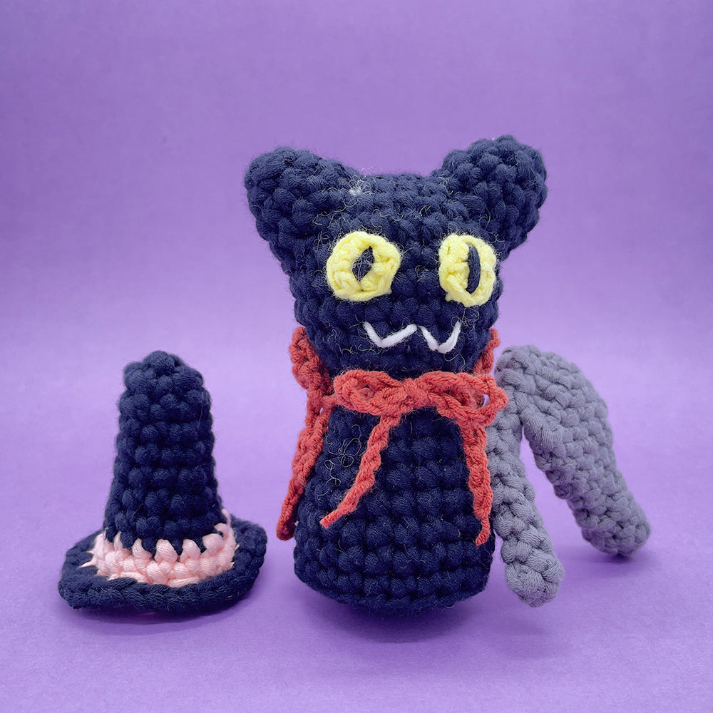 Halloween Black Cat - Crochet Kit