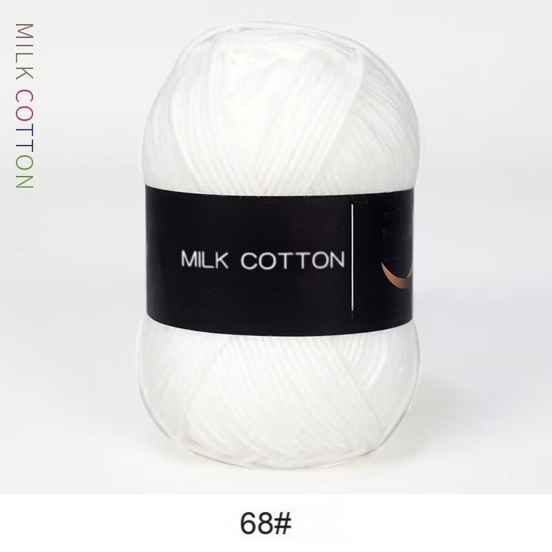 4 Strand Milk Cotton Yarn For Beginner