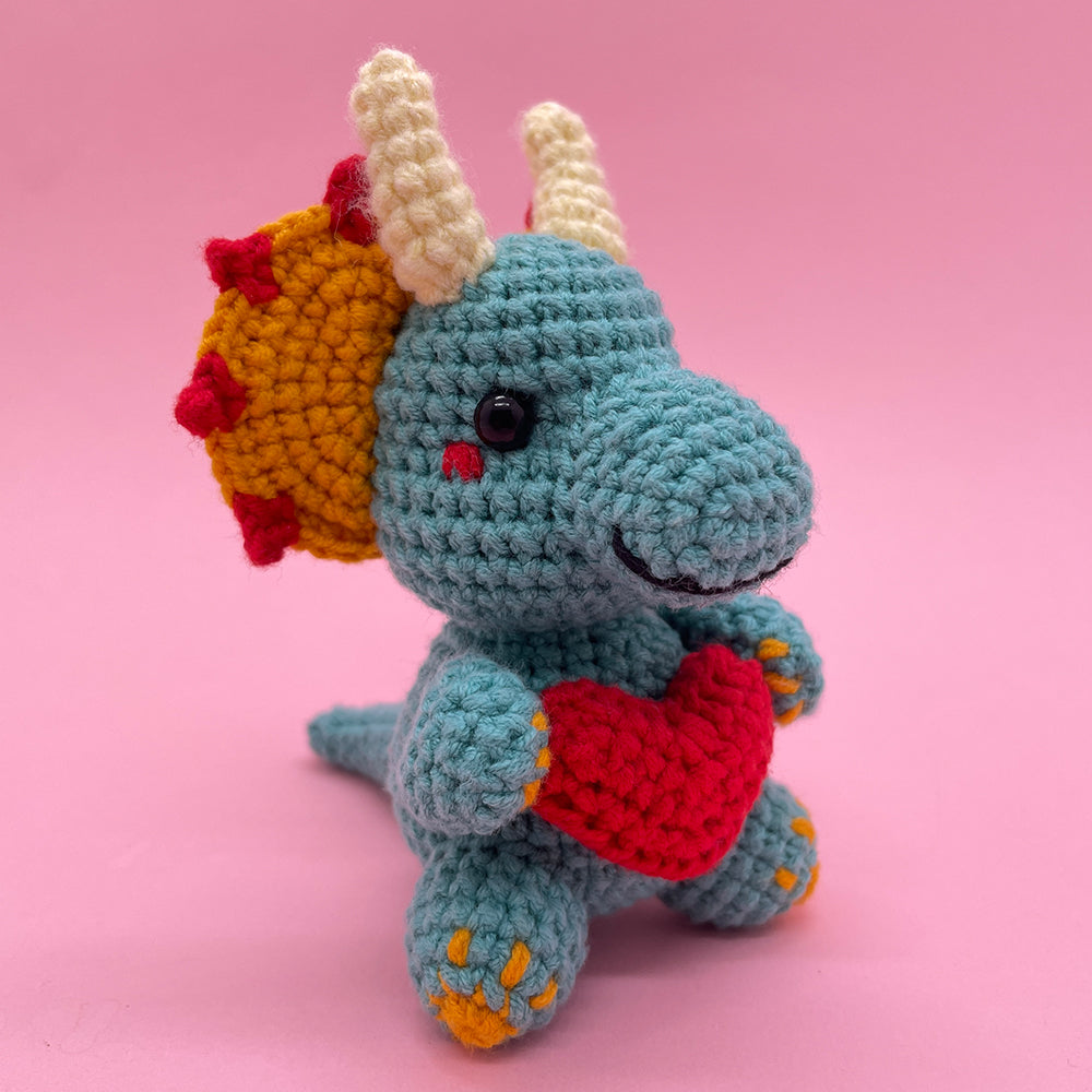 Love Triceratops - Crochet Kit