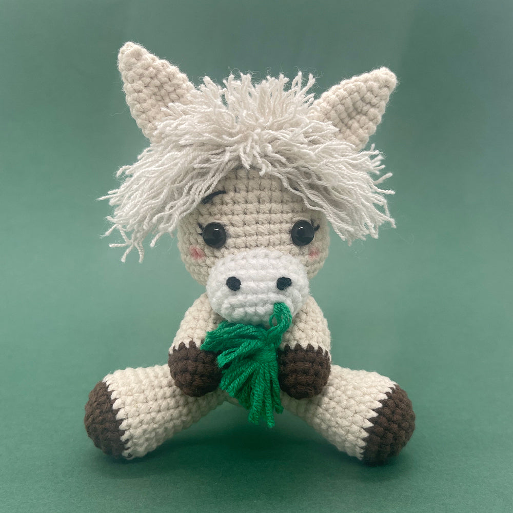 Grazing Donkey - Crochet Kit