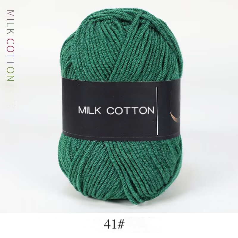 4 Strand Milk Cotton Yarn For Beginner