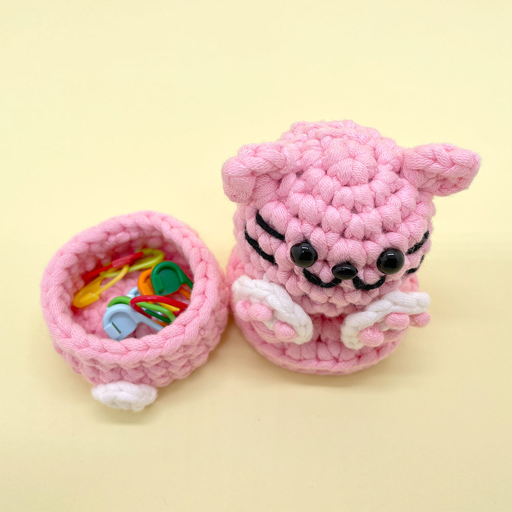 Cat Small Organizer - Crochet Kit