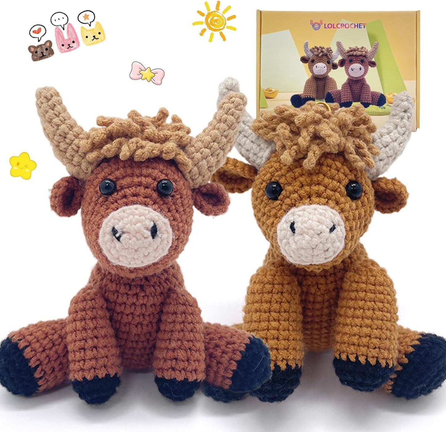 Highland Cow - Crochet Kit