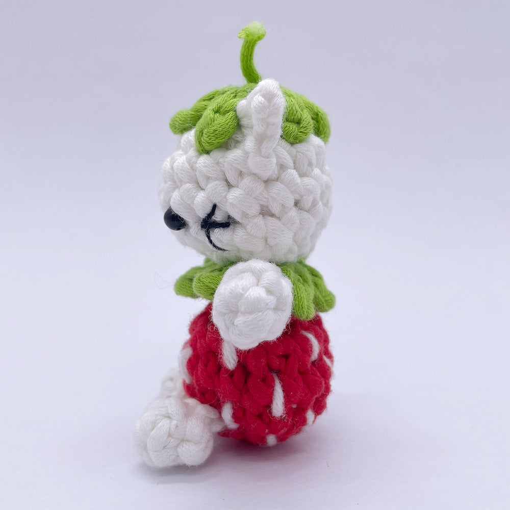 Strawberry Cat - Crochet Kit