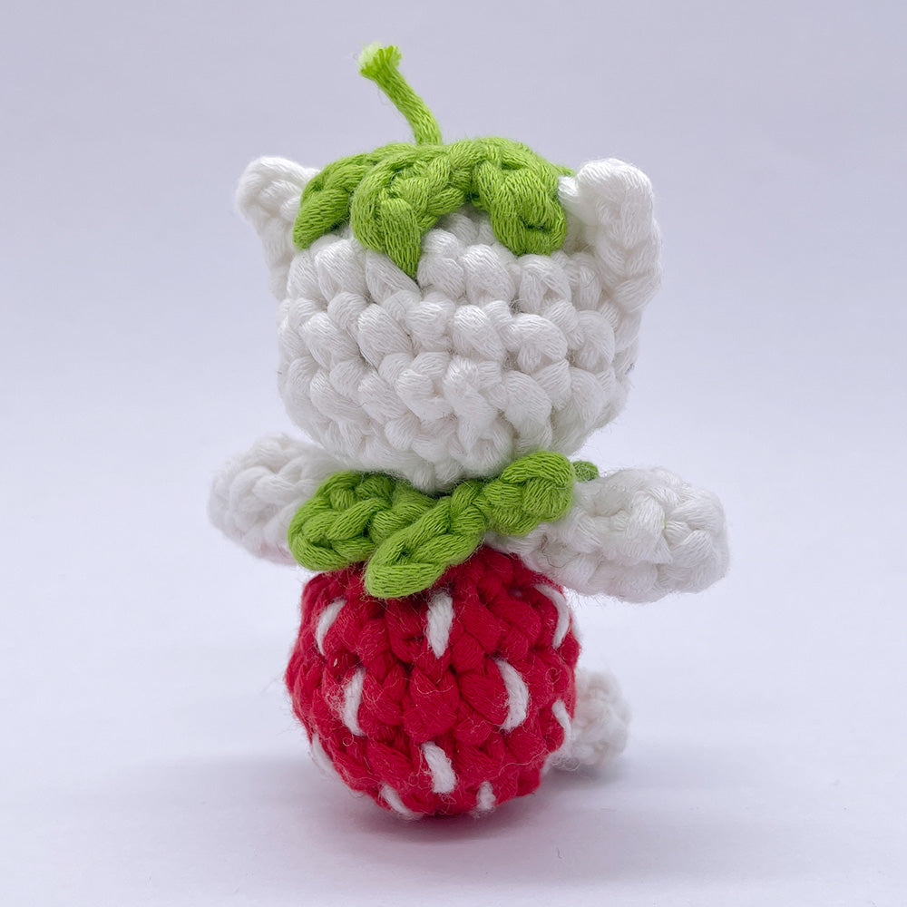 Strawberry Cat - Crochet Kit