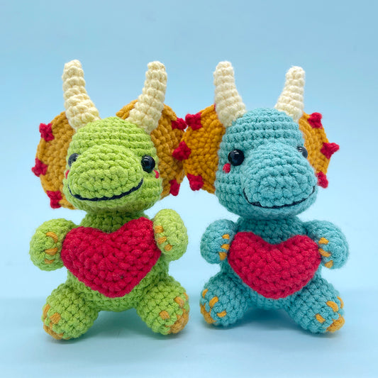 Love Triceratops - Crochet Kit