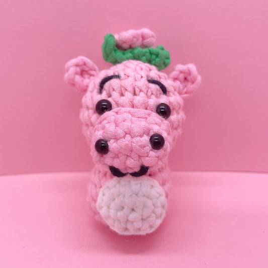 Pink Hippo - Crochet Kit